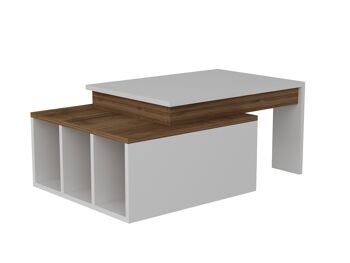 Table basse Colorado noyer blanc 3