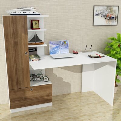 Desk Domingos White Walnut