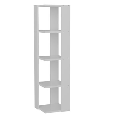 Corner shelf - corner bookcase Venita White