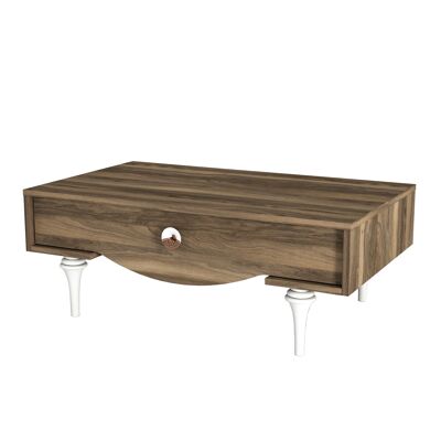 Kumsal walnut coffee table