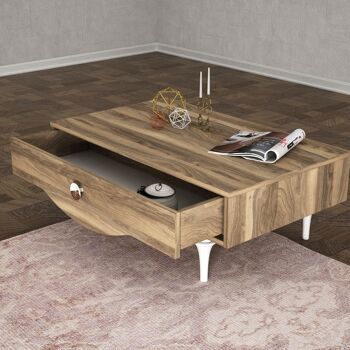 Table basse en noyer de Kumsal 3