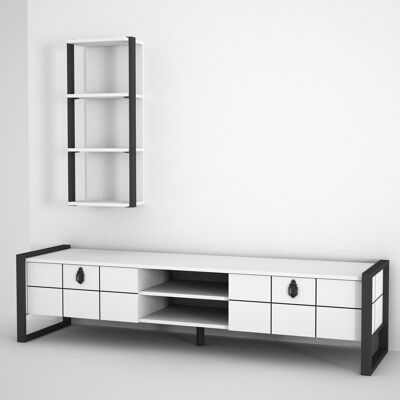 Mueble alto metal perdido blanco