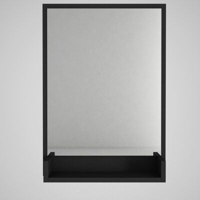 Mirror Costa Black with shelf