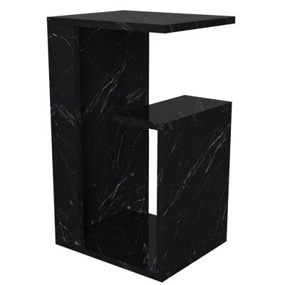 Side table Sister Bendir Glossy (marble look)