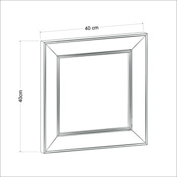 Miroir Martin 2er 40x40cm or 5