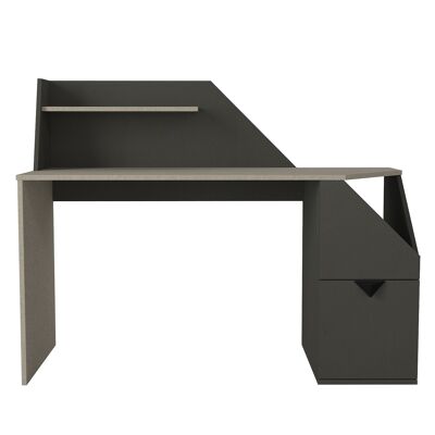 Bureau Gusto gris anthracite