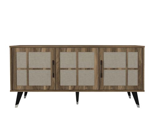 Sideboard Logan Walnuss Grau