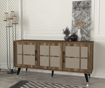 Buffet Logan noyer gris 3