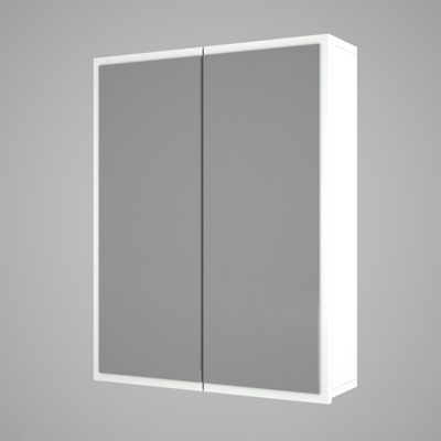 Bathroom cabinet wall cabinet with mirror Kayla White