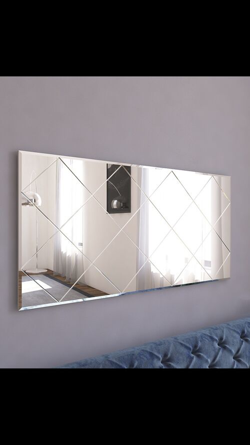 Spiegel Mofo Karo Design 60x120cm