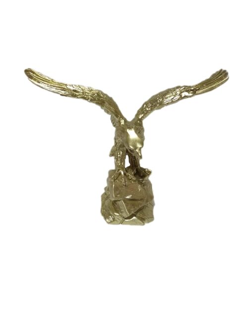 Skulptur Adler Gold