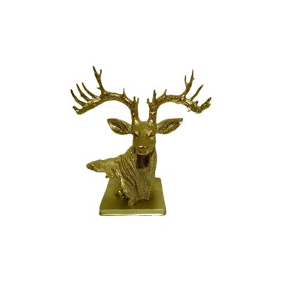Sculpture deer gold