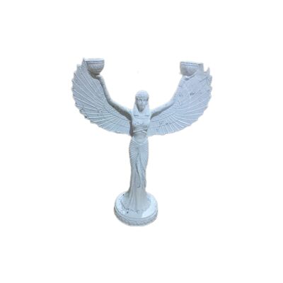Sculpture Angel White Marble Effect