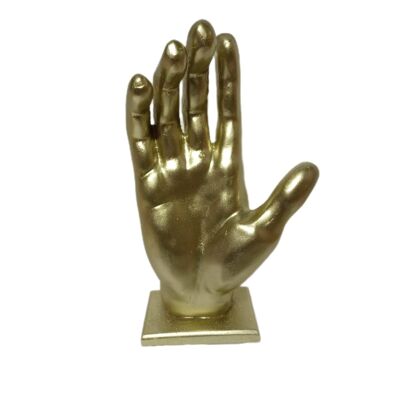 Skulptur Hand Gold