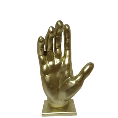 Skulptur Hand Gold