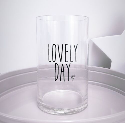 Lovely Day Glass Vase