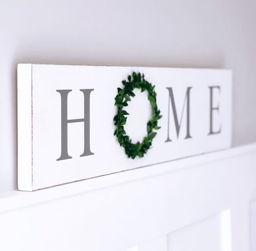 Home Wreath Plaque