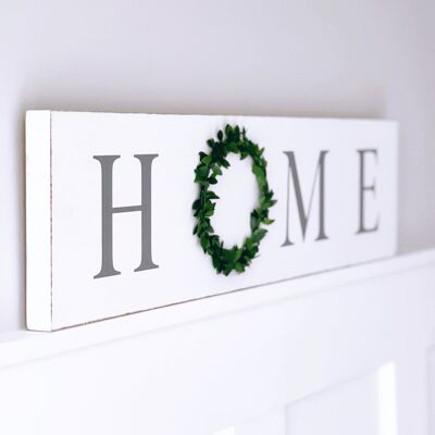 Home Wreath Plaque