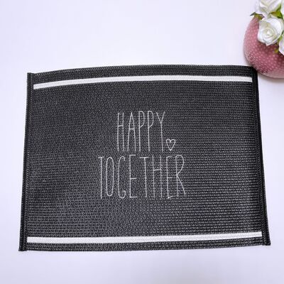 Wipeable Large Placemat - Happy Together