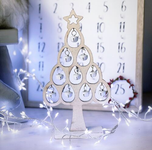 Wooden Jingle Bell Tree