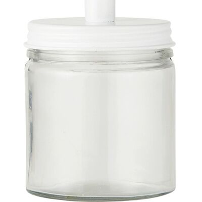 Candle Holder with White Screw On Lid