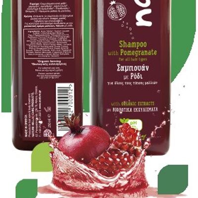 Pomegranate natural shampoo 250ml