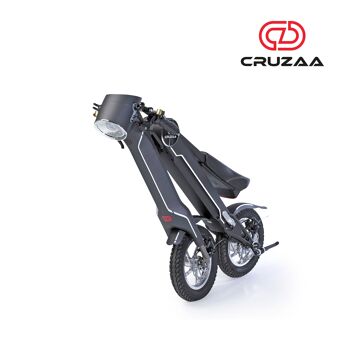 Scooter électrique 45 km d'autonomie et 35 km/h de vitesse maximale Cruzaa Bluetooth E Scooter Pro Carbon Black 2