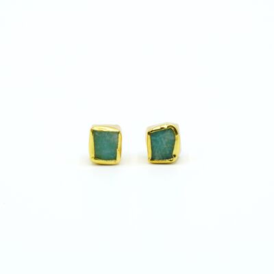 Faceted Amazonite earrings