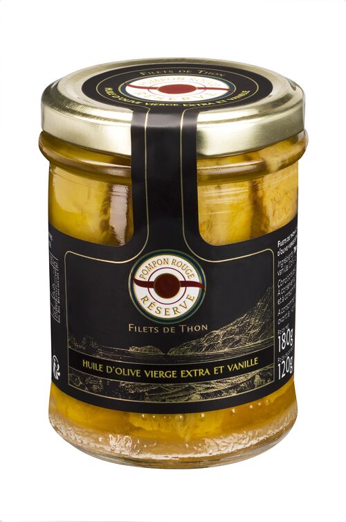 Filets de Thon à l'Huile d'Olive vierge Extra & Vanille