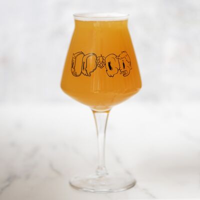 Tête de houblon - Verre Teku 42cl