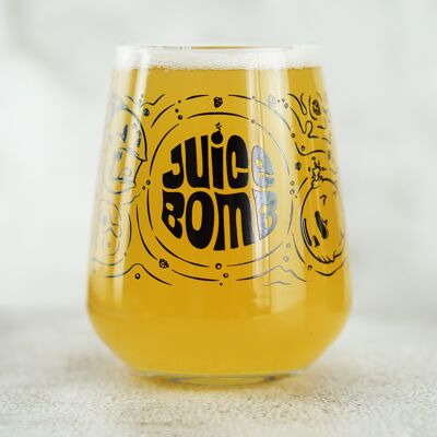 Bomba de jugo - Vaso de vaso Mencia Rocks de 16.05 oz