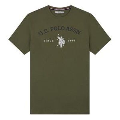 USPA Graphic T-Shirt , Deep Lichen Green