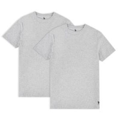 2 Packs SS Lounge T-Shirt , Vintage Grey Heather