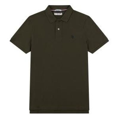 Core Pique Polo Regular Fit , Army Green
