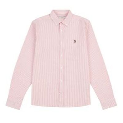 Oxford Stripe Shirt , Calypso Coral