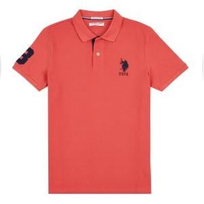 Player 3 Polo Regular Fit , Cranberry