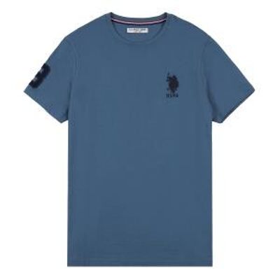 Large DHM T-Shirt , China Blue