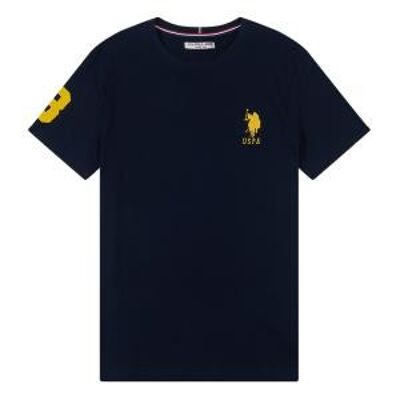 Large DHM T-Shirt , Navy Blazer Yellow DHM