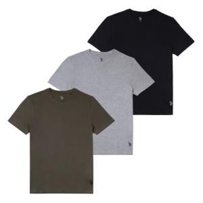 DHM 3 Pack T-Shirt , Army Green