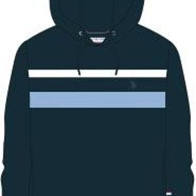 USPA Chest Stripe OTH LB Hoodie , Navy Blazer