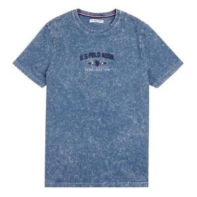 Acid Wash T-Shirt , China Blue