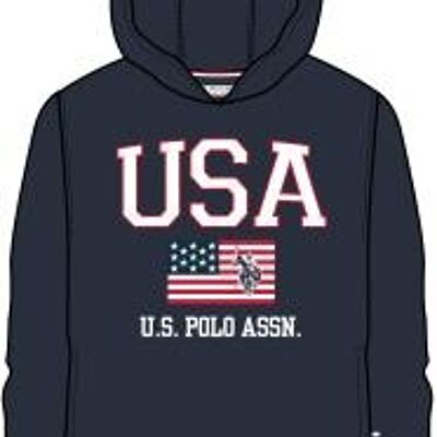 Print USPA OH Hoodie , Navy Blazer