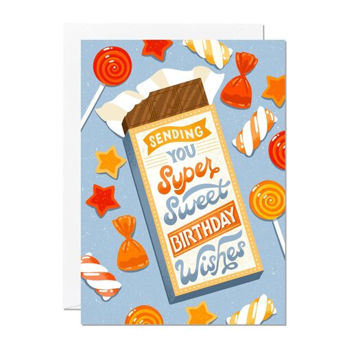 Sweet Birthday | Foodie Birthday Card | All-ages | Greeting