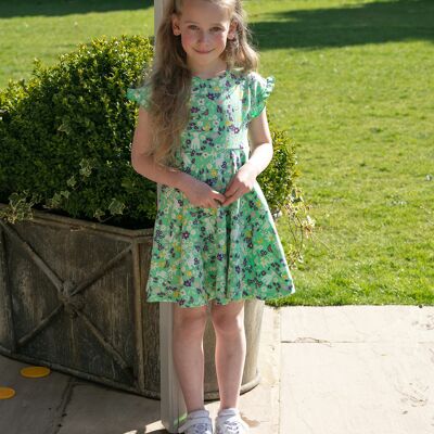 SKATER DRESS - SPRING MEADOW