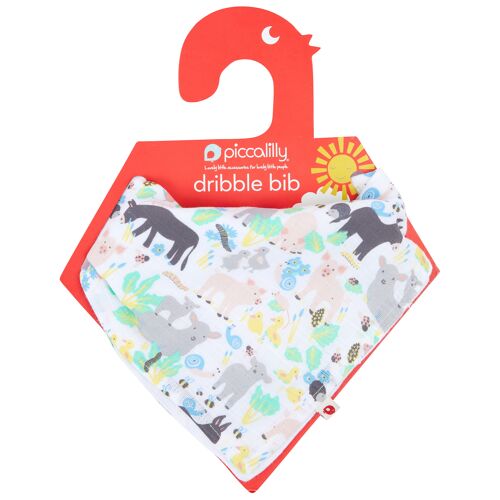 MUSLIN BANDANA BIB & BURP CLOTH - COUNTRY FRIENDS