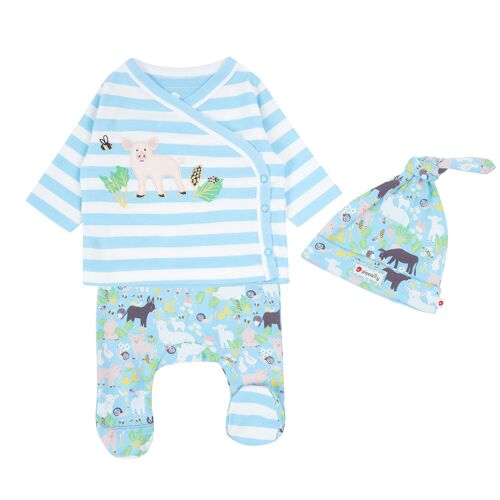 THREE PIECE BABY SET - COUNTRY FRIENDS