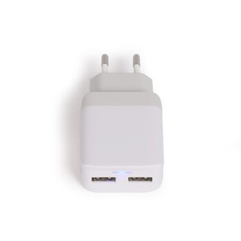 Chargeur secteur USB fast charge 2 8