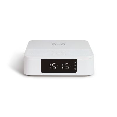 10W wireless charger clock speaker