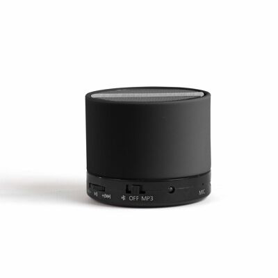 Black Bluetooth®-enabled speaker