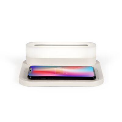 Fast wireless charger bedside lamp